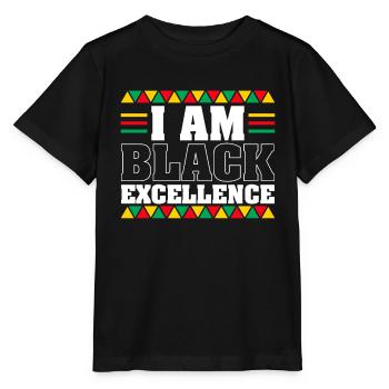 Black Woman African American Pride - Stanley/Stella MINI CREATOR Kids’ T-Shirt - black - Front - Mikhail (115cm)