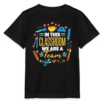 Classroom School Teacher - Stanley/Stella MINI CREATOR Kids’ T-Shirt - black - Front - Mikhail (115cm)