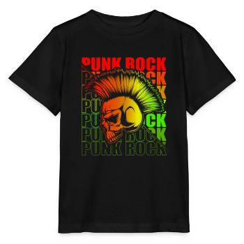 Punk Rock Pogo Anarchy Punks Punk Rocker Punk - Stanley/Stella MINI CREATOR Kids’ T-Shirt - black - Front - Mikhail (115cm)