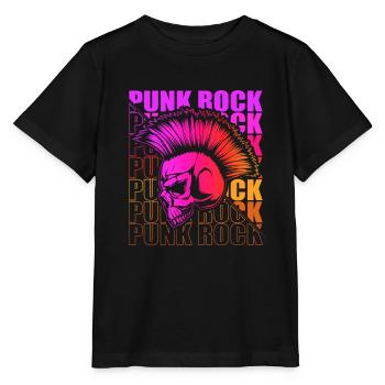 Punk Rock Pogo Anarchy Punks Punk Rocker Punk - Stanley/Stella MINI CREATOR Kids’ T-Shirt - black - Front - Mikhail (115cm)
