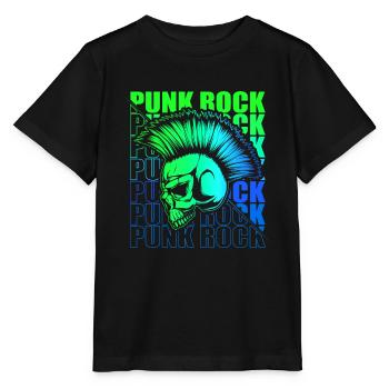 Punk Rock Pogo Anarchy Punks Punk Rocker Punk - Stanley/Stella MINI CREATOR Kids’ T-Shirt - black - Front - Mikhail (115cm)
