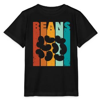 Kidney Bohnen - Stanley/Stella Kinder T-Shirt MINI CREATOR  - Schwarz - Vorne - Mikhail (115cm)