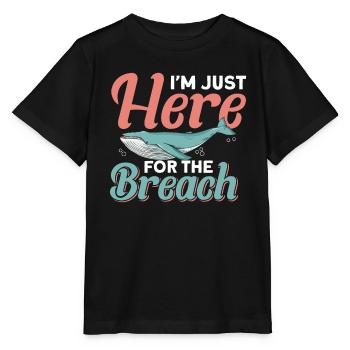 Whale Watching Whale Watching Orca Blue Whale - Stanley/Stella MINI CREATOR Kids’ T-Shirt - black - Front - Mikhail (115cm)