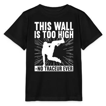 Parkour Freerunning - T-shirt bio MINI CREATOR Stanley/Stella Enfant - noir - Devant - Mikhail (115cm)