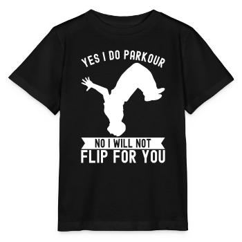 Parkour Freerunning - T-shirt bio MINI CREATOR Stanley/Stella Enfant - noir - Devant - Mikhail (115cm)