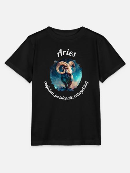 Aries Sternzeichen Widder Astronomie - Stanley/Stella Kinder T-Shirt MINI CREATOR - Schwarz