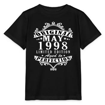 Mai 1998 | Mai 1998 Jubiläum 1998 - Stanley/Stella Kinder T-Shirt MINI CREATOR  - Schwarz - Vorne - Mikhail (115cm)