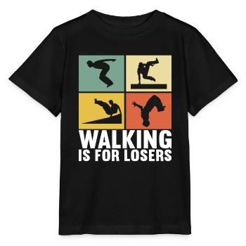 Parkour Freerunning - T-shirt bio MINI CREATOR Stanley/Stella Enfant - noir - Devant - Mikhail (115cm)