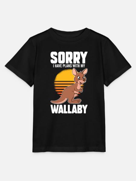 Wallaby Better Than Therapy - Stanley/Stella MINI CREATOR Kids’ T-Shirt - black
