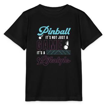 Pinball ist nicht nur ein Spiel Funny Flipper - Stanley/Stella Kinder T-Shirt MINI CREATOR  - Schwarz - Vorne - Mikhail (115cm)