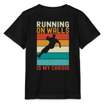 Parkour Freerunning - T-shirt bio MINI CREATOR Stanley/Stella Enfant - noir - Devant - Mikhail (115cm)