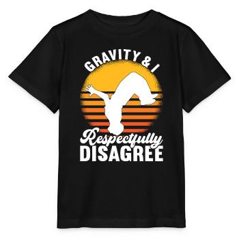 Parkour Freerunning - T-shirt bio MINI CREATOR Stanley/Stella Enfant - noir - Devant - Mikhail (115cm)