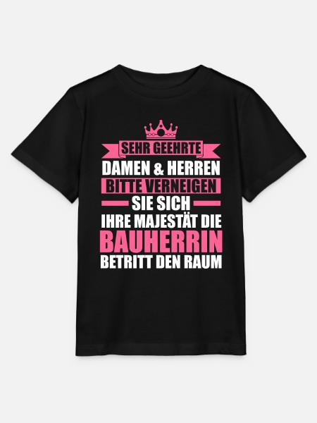Bauherrin - Stanley/Stella Kinder T-Shirt MINI CREATOR  - Schwarz