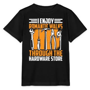 Enjoy Romantic Walks Through The Hardware Store 39 - Stanley/Stella MINI CREATOR Kids’ T-Shirt - black - Front - Mikhail (115cm)