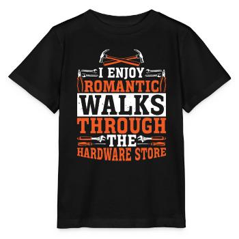 Enjoy Romantic Walks Through The Hardware Store 38 - Stanley/Stella MINI CREATOR Kids’ T-Shirt - black - Front - Mikhail (115cm)