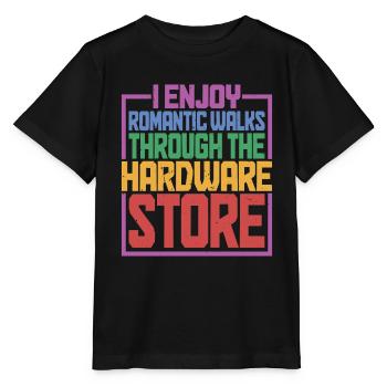 Enjoy Romantic Walks Through The Hardware Store 40 - Stanley/Stella MINI CREATOR Kids’ T-Shirt - black - Front - Mikhail (115cm)