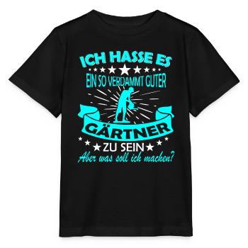 Gartenarbeit & Gärtnern - Stanley/Stella Kinder T-Shirt MINI CREATOR  - Schwarz - Vorne - Mikhail (115cm)