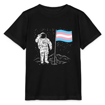 Transgender Trans LGBTQ - Stanley/Stella Kinder T-Shirt MINI CREATOR  - Schwarz - Vorne - Mikhail (115cm)