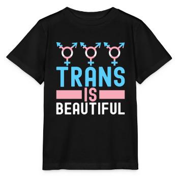 Transgender Trans LGBTQ - Stanley/Stella Kinder T-Shirt MINI CREATOR  - Schwarz - Vorne - Mikhail (115cm)