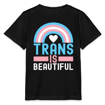 Transgender Trans LGBTQ - Stanley/Stella Kinder T-Shirt MINI CREATOR  - Schwarz - Vorne - Mikhail (115cm)