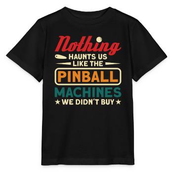 Flipper Retro Pinball Flipperautomat Bumper - Stanley/Stella MINI CREATOR Kids’ T-Shirt - black - Front - Mikhail (115cm)