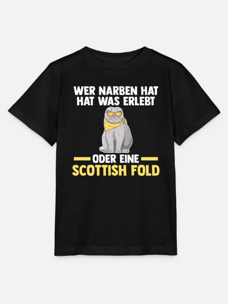 Scottish Fold Katze - Stanley/Stella Kinder T-Shirt MINI CREATOR - Schwarz