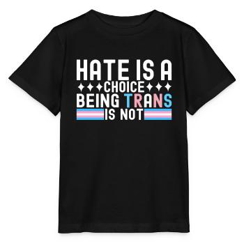Transgender Trans LGBTQ - Stanley/Stella Kinder T-Shirt MINI CREATOR  - Schwarz - Vorne - Mikhail (115cm)