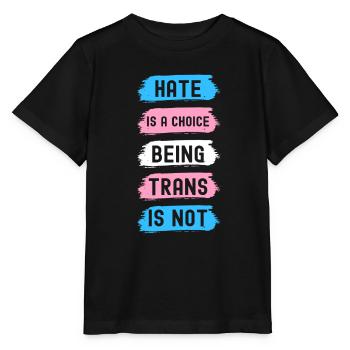 Transgender Trans LGBTQ - Stanley/Stella Kinder T-Shirt MINI CREATOR  - Schwarz - Vorne - Mikhail (115cm)
