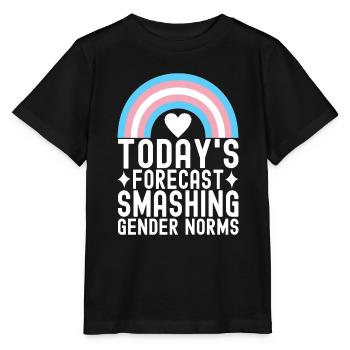 Transgender Trans LGBTQ - Stanley/Stella MINI CREATOR Kids’ T-Shirt - black - Front - Mikhail (115cm)