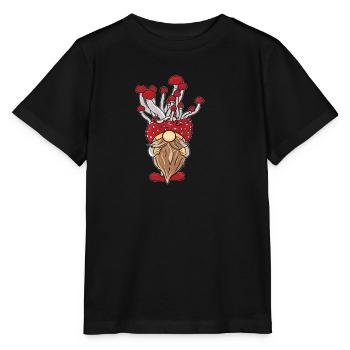 Mushroom pickers Mushrooms Mushroom dwarf - Stanley/Stella MINI CREATOR Kids’ T-Shirt - black - Front - Mikhail (115cm)