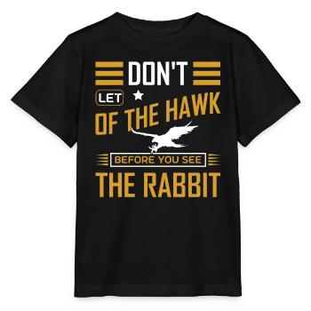 Falconer Falconry Falcon Ornithology Falcon - Stanley/Stella MINI CREATOR Kids’ T-Shirt - black - Front - Mikhail (115cm)