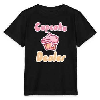 Cupcake-Händler - Stanley/Stella Kinder T-Shirt MINI CREATOR  - Schwarz - Vorne - Mikhail (115cm)
