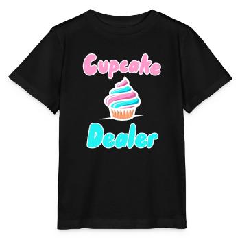 Cupcake-Händler - Stanley/Stella Kinder T-Shirt MINI CREATOR  - Schwarz - Vorne - Mikhail (115cm)