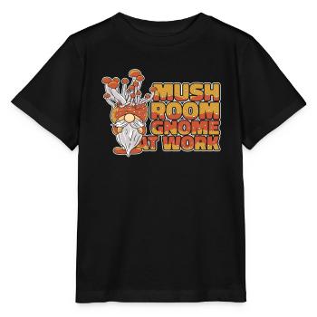 Mushroom pickers Mushrooms Mushroom dwarf - Stanley/Stella MINI CREATOR Kids’ T-Shirt - black - Front - Mikhail (115cm)
