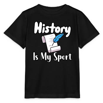 Geschichte ist mein Sport - Stanley/Stella Kinder T-Shirt MINI CREATOR  - Schwarz - Vorne - Mikhail (115cm)