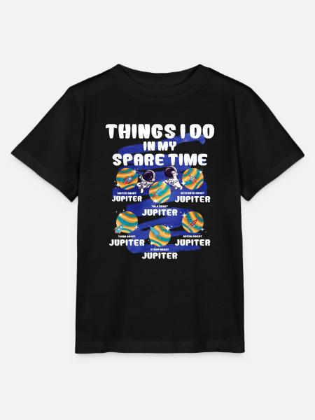 Jupiter - Stanley/Stella Kinder T-Shirt MINI CREATOR - Schwarz