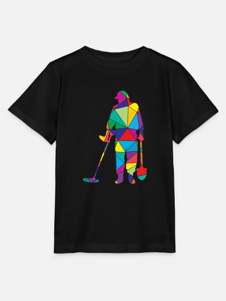 Metalldetektor Polygon Sondler - Stanley/Stella Kinder T-Shirt MINI CREATOR - Schwarz