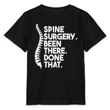 Spine Surgery - Stanley/Stella MINI CREATOR Kids’ T-Shirt - black - Front - Mikhail (115cm)
