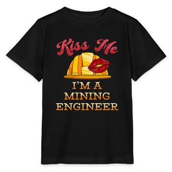 Engineer Mining Engineer - Stanley/Stella MINI CREATOR Kids’ T-Shirt - black - Front - Mikhail (115cm)