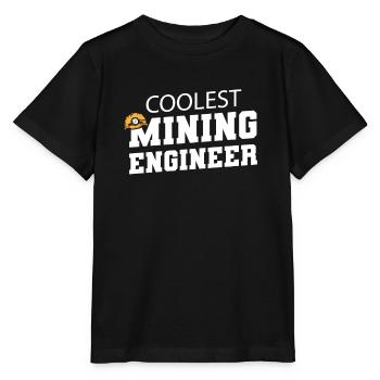 Ingénieur Ingénieur Minier - T-shirt bio MINI CREATOR Stanley/Stella Enfant - noir - Devant - Mikhail (115cm)