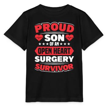 Transplantation cardiaque Chirurgie cardiaque Chirurgie cardiaque Chirurgie cardiaque Bypass - T-shirt bio MINI CREATOR Stanley/Stella Enfant - noir - Devant - Mikhail (115cm)