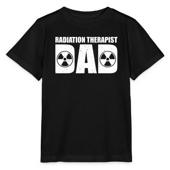 Radiothérapeute Papa Oncologie Hommes - T-shirt bio MINI CREATOR Stanley/Stella Enfant - noir - Devant - Mikhail (115cm)