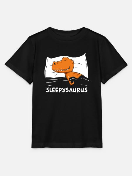 Official Napping Shirt Sleepysaurus - Stanley/Stella Kinder T-Shirt MINI CREATOR - Schwarz