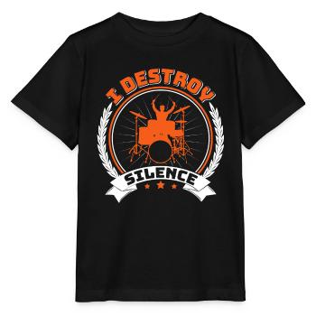 Drummers Drummers Drummers Drummers - Stanley/Stella MINI CREATOR Kids’ T-Shirt - black - Front - Mikhail (115cm)