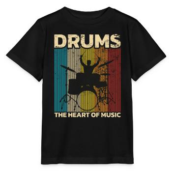 Drummers Drummers Drummers Drummers - Stanley/Stella MINI CREATOR Kids’ T-Shirt - black - Front - Mikhail (115cm)