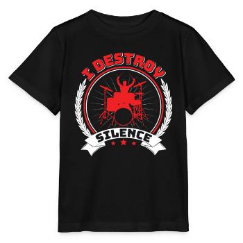 Drummers Drummers Drummers Drummers - Stanley/Stella MINI CREATOR Kids’ T-Shirt - black - Front - Mikhail (115cm)