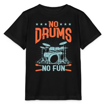 Drummers Drummers Drummers Drummers - Stanley/Stella MINI CREATOR Kids’ T-Shirt - black - Front - Mikhail (115cm)