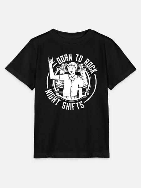Krankenschwester Nachtschicht - Stanley/Stella Kinder T-Shirt MINI CREATOR - Schwarz
