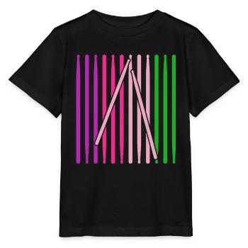 Drummers Drummers Drummers Drummers - Stanley/Stella MINI CREATOR Kids’ T-Shirt - black - Front - Mikhail (115cm)