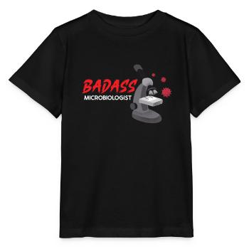 Microbiologiste Microbiologie Microbiologie Staph Biologie - T-shirt bio MINI CREATOR Stanley/Stella Enfant - noir - Devant - Mikhail (115cm)